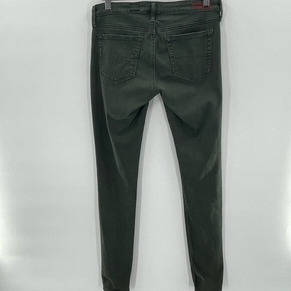 Adriano Goldschmied Khaki Army Green Boho Indie Skinny Jeans Size 26 Preppy - Picture 11 of 14